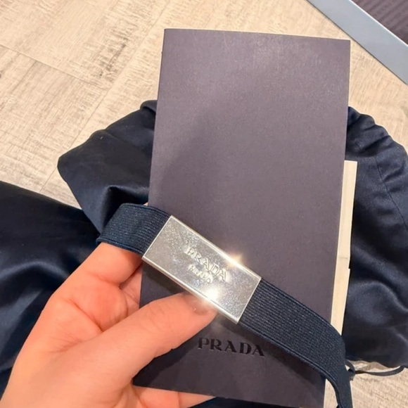 Prada Women's Black Leather Combat Boots - Picture 7 of 8